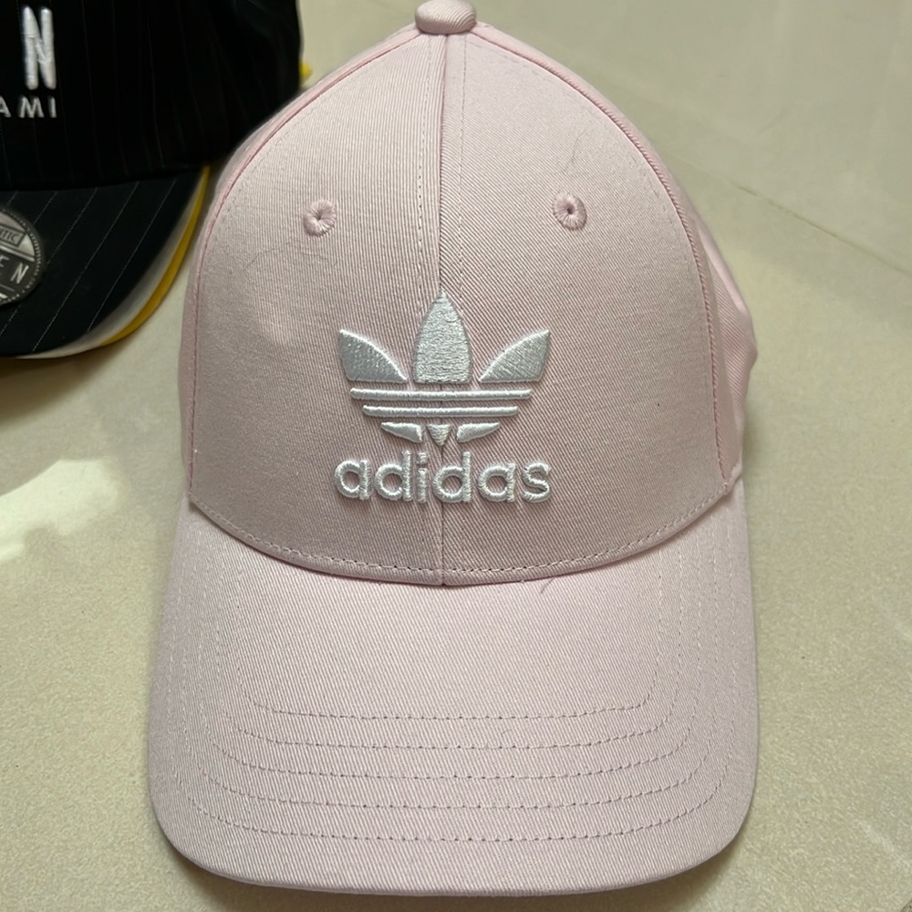 Pink Adidas hat